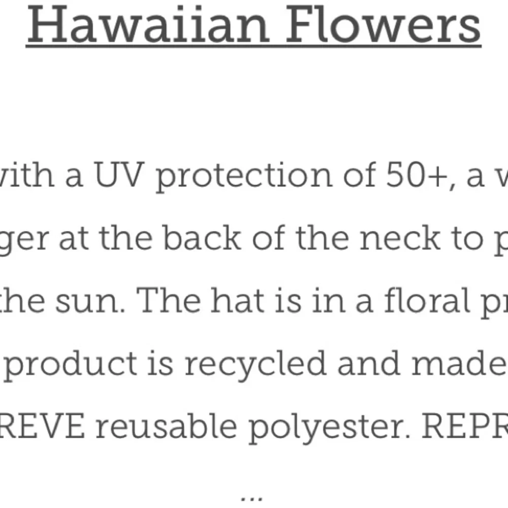 Molo Floral Kids Hat - Pink and Green uv50+